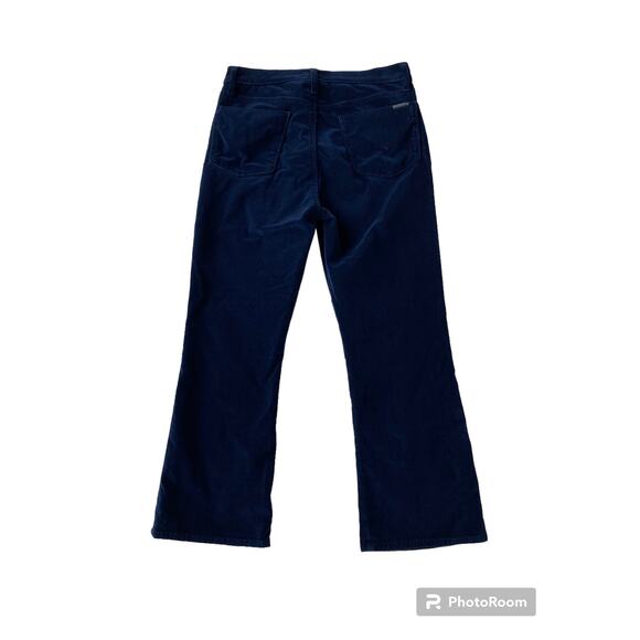 Hudson Cropped High Rise Velvet Jeans - Picture 3 of 10